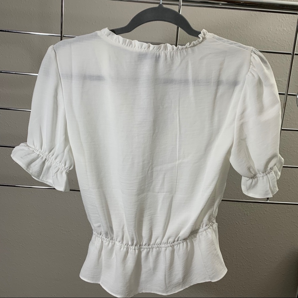 Topshop White Top - Picture 2 of 3